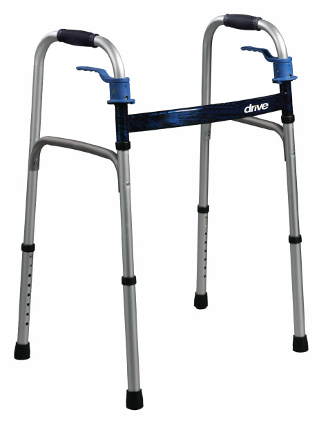 Deluxe Trigger Release Folding Walker (Blue tab) Deluxe Trigger Release Folding Walker