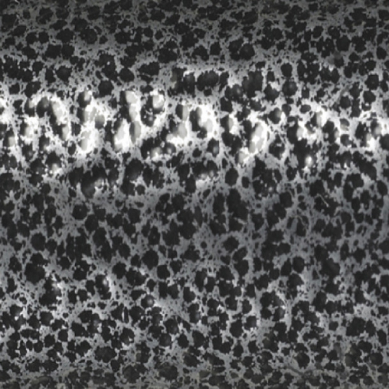 Powder-coated silver vein steel frame