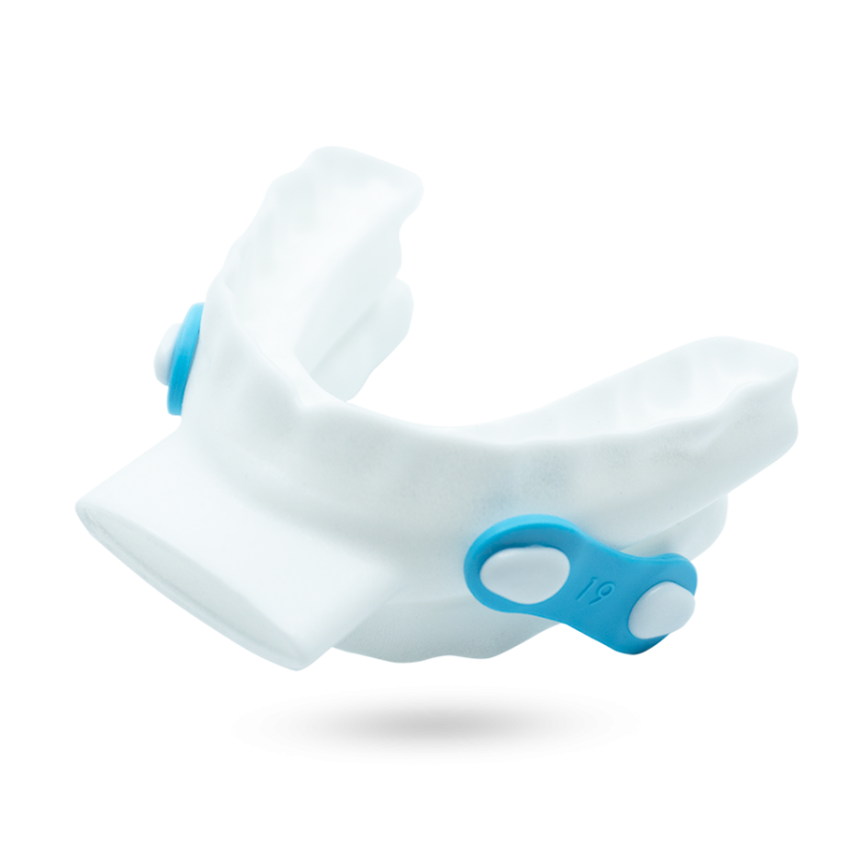 Photo of O2Vent Optima oral appliance.