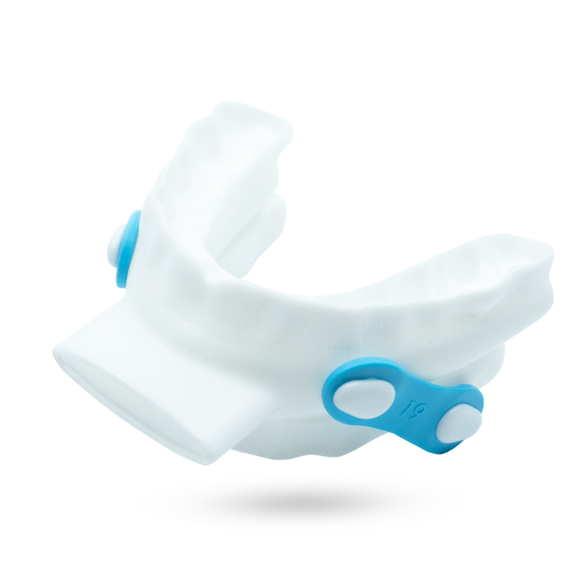 Photo of O2Vent Optima oral appliance.